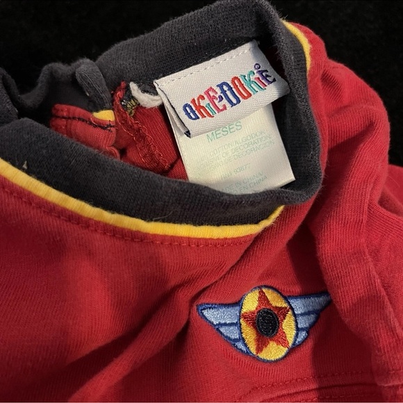 Okie Dokie Vintage~Y2K Set Of Two Bodysuit With Matching Hat Size 18Month - Picture 13 of 16